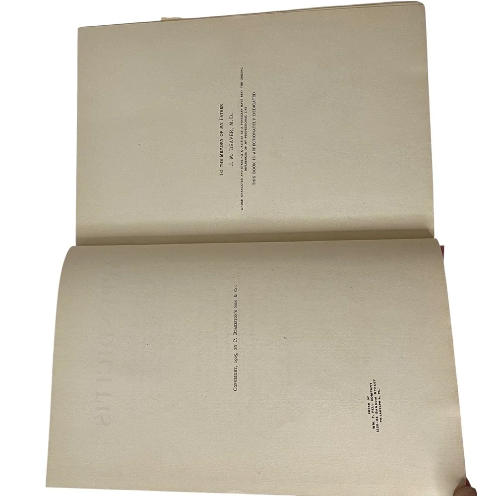 1905 Appendicitis Diagnosis Treatment John‎ B Deaver 3rd Ed Medical History Book